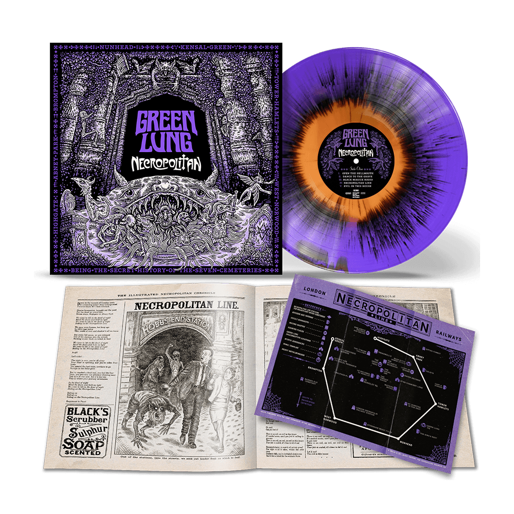 SIGNED Necropolitan 12" Vinyl - Graveyard Sun Splash